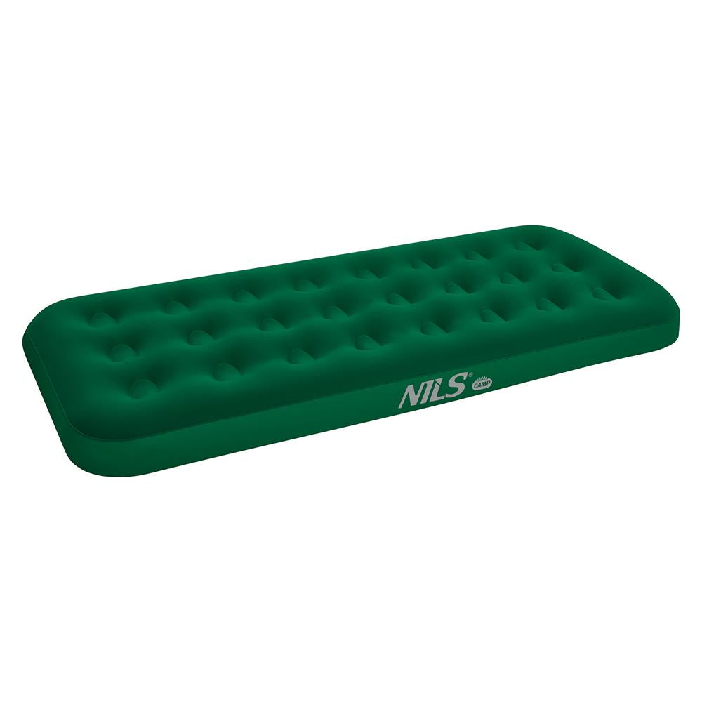 NILS CAMP Campingmatratze Einzelbett grün 191x73x22 cm für Camping Reise Gästebett