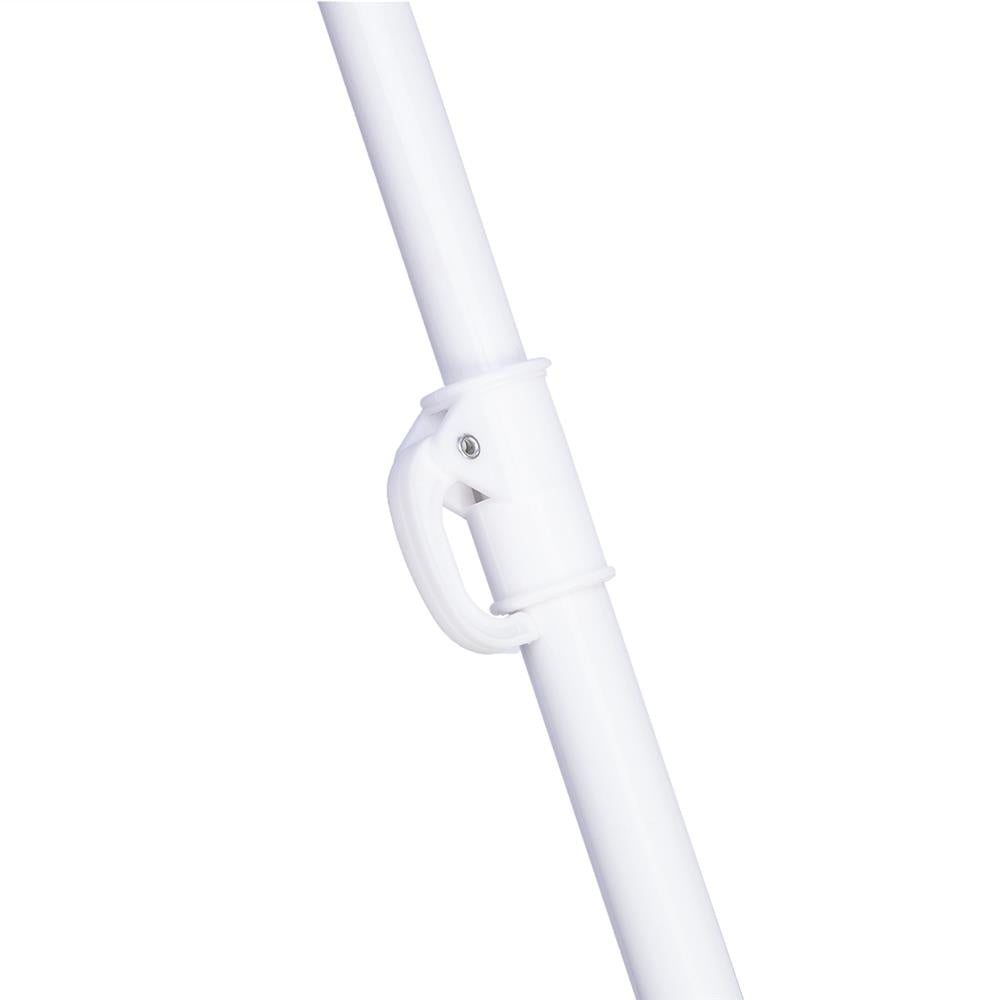 NILS CAMP Strandschirm türkis-weiß UV Schutz SPF40 für Strand Camping Garten