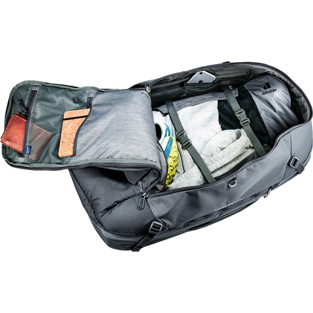 deuter Access Pro 60 SL, Reiserucksack, black (schwarz), 60L, für kürzere Rücken