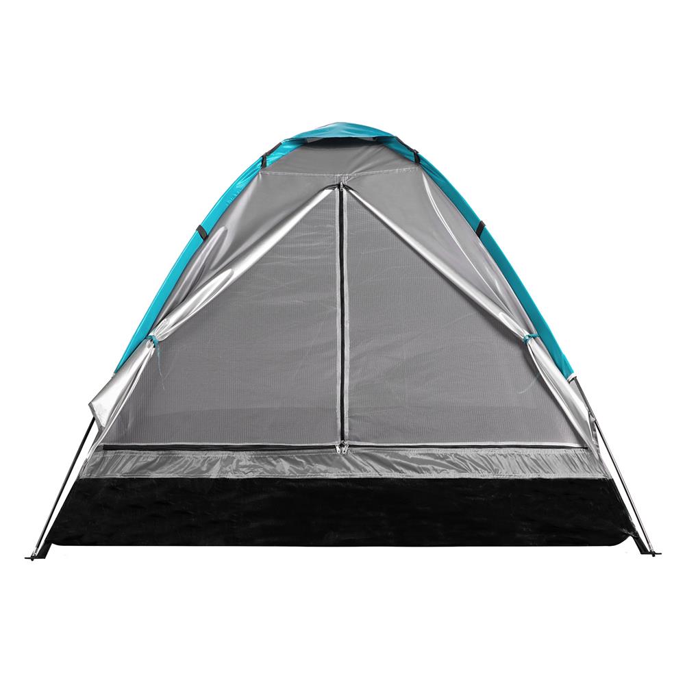 NILS CAMP Zelt für 2 Personen in Grau - kompaktes Campingzelt für Outdoor, Trekking, Festival & Reisen