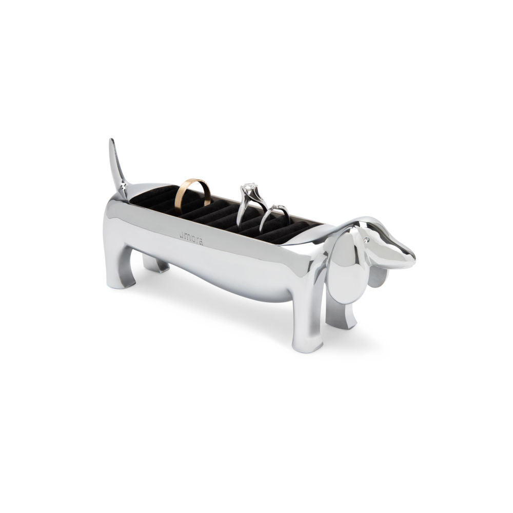 Umbra Dachsie Ringhalter in Form eines Dackels für 9 Ringe