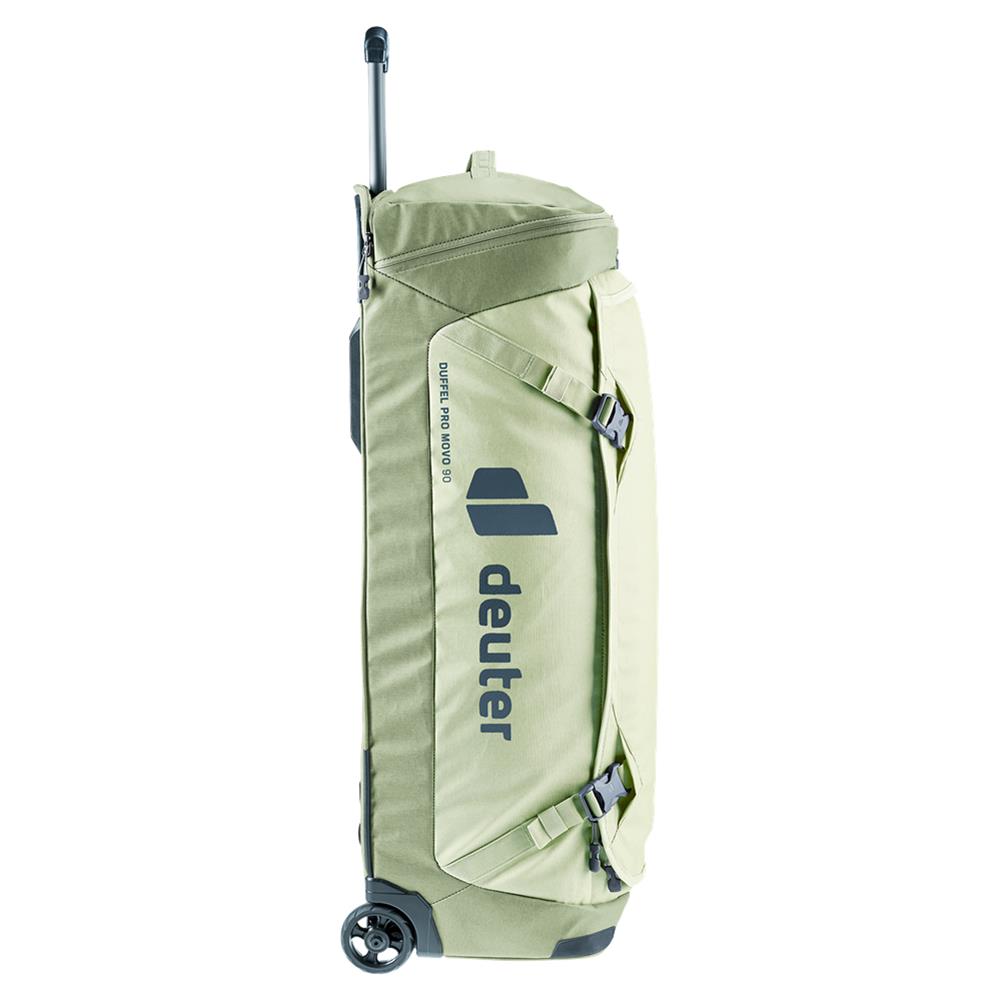 deuter Duffel Pro Movo 90, Reisetrolley, mineral-grove (grün), Rollkoffer mit 2 Rädern