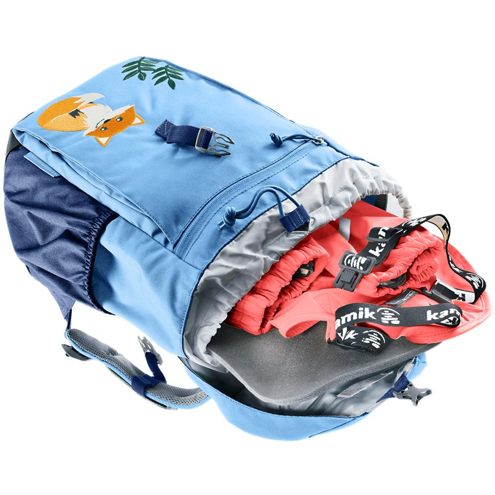 deuter Waldfuchs 14, Kinderrucksack, wave-nightblue (blau), 14L, Kindergartenrucksack, Wanderrucksack