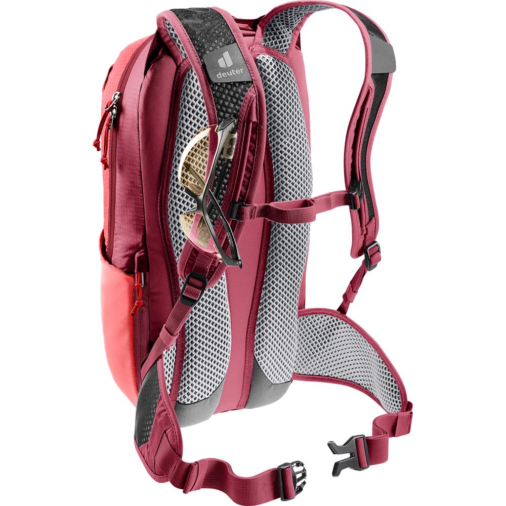 deuter Race 12, Fahrradrucksack, cherry-masala (rot), 12L