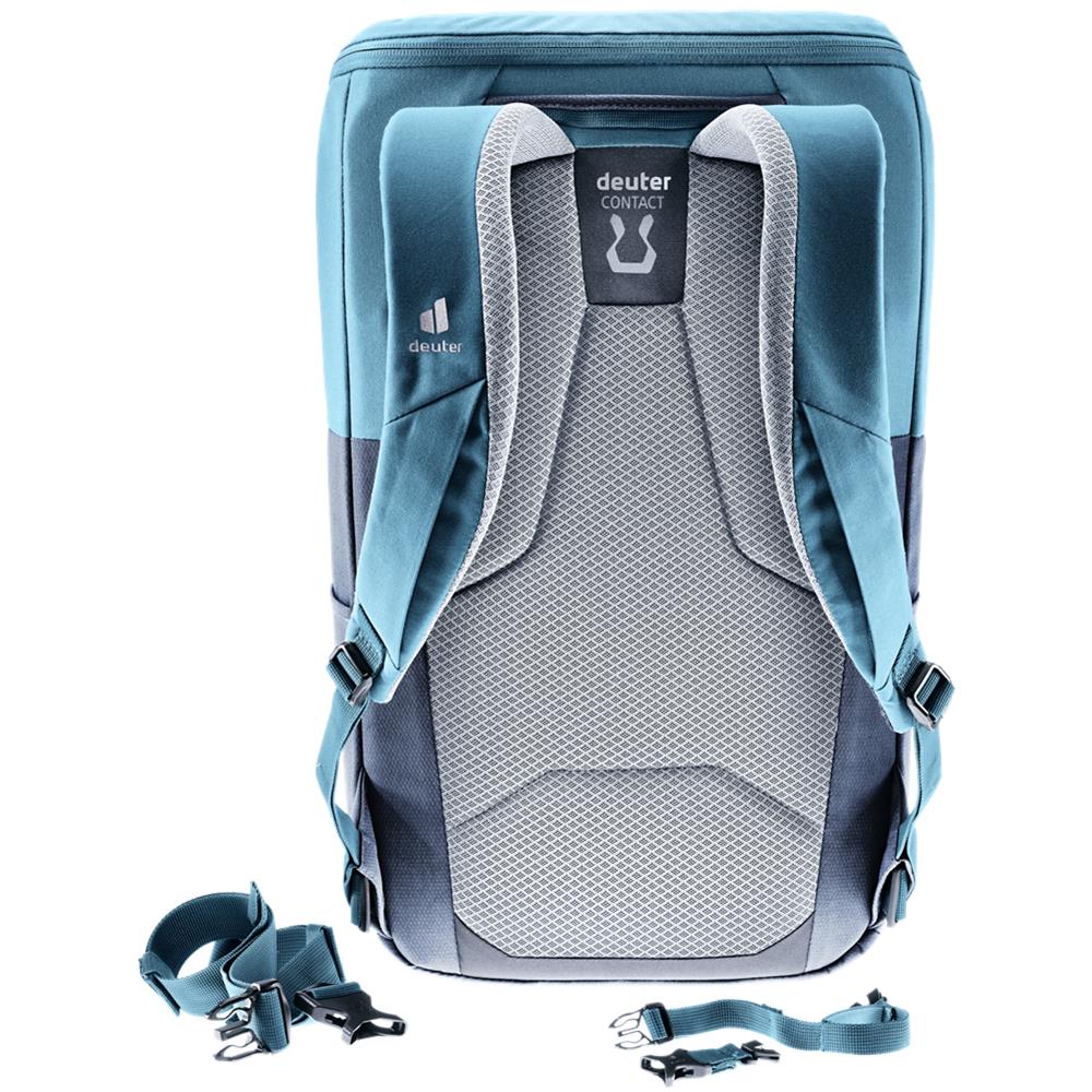 deuter UP Stockholm, Lifestyle-Rucksack, ink-atlantic (blau), 22L, mit Flaschenhalter und Tabletfach
