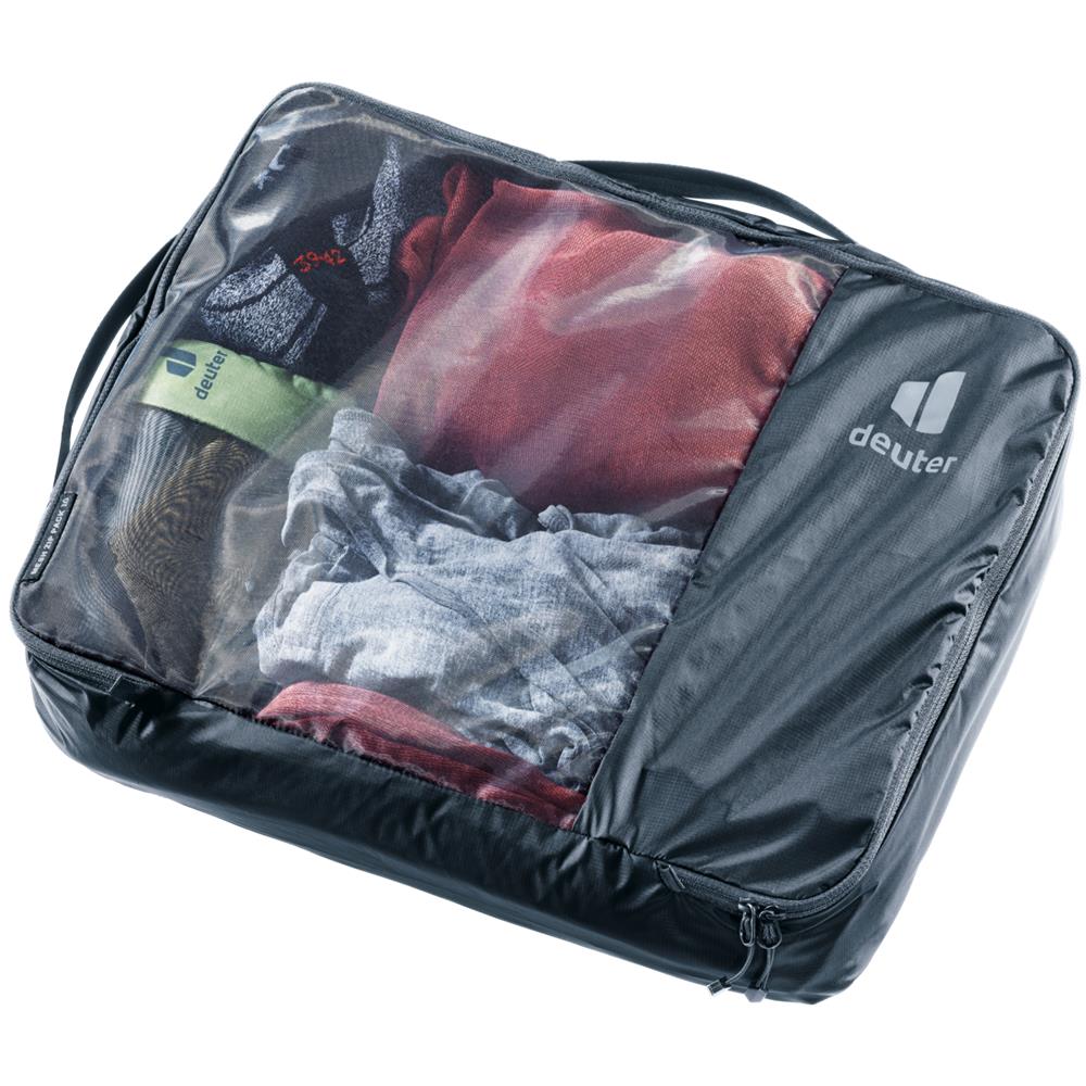 deuter Mesh Zip Pack 10, Packsack, black (schwarz), 10L, Packtasche, Kofferorganizer