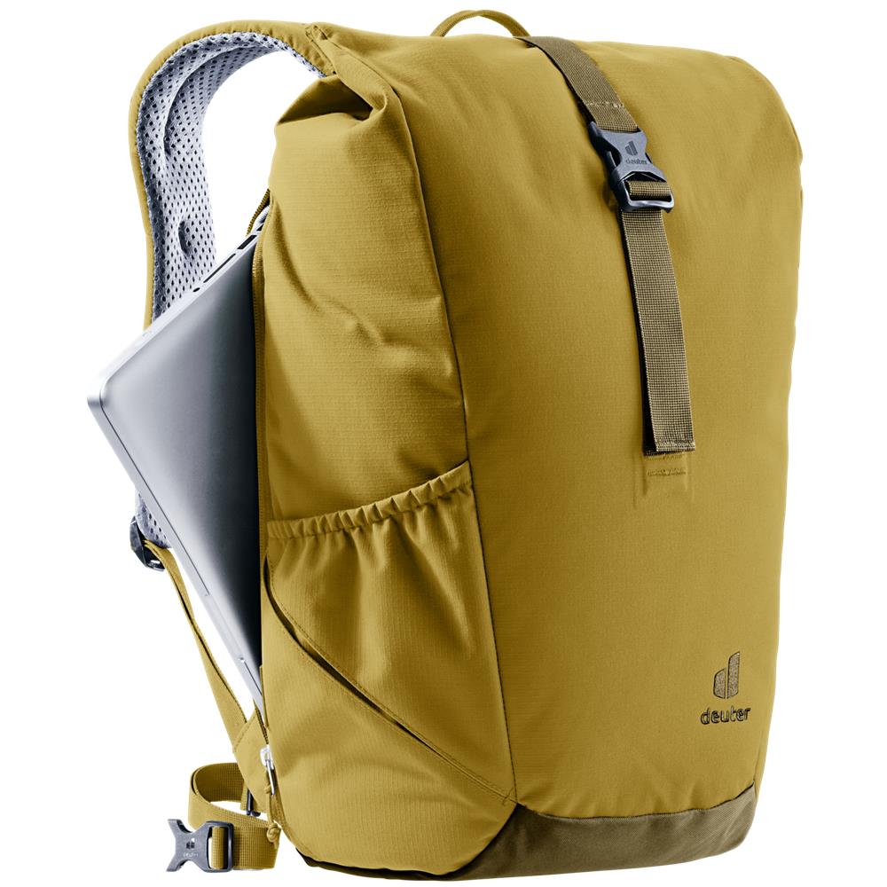 deuter Stepout 22, Lifestyle-Rucksack, kelp-nori (beige), 22L, mit Flaschenhalter und Laptopfach