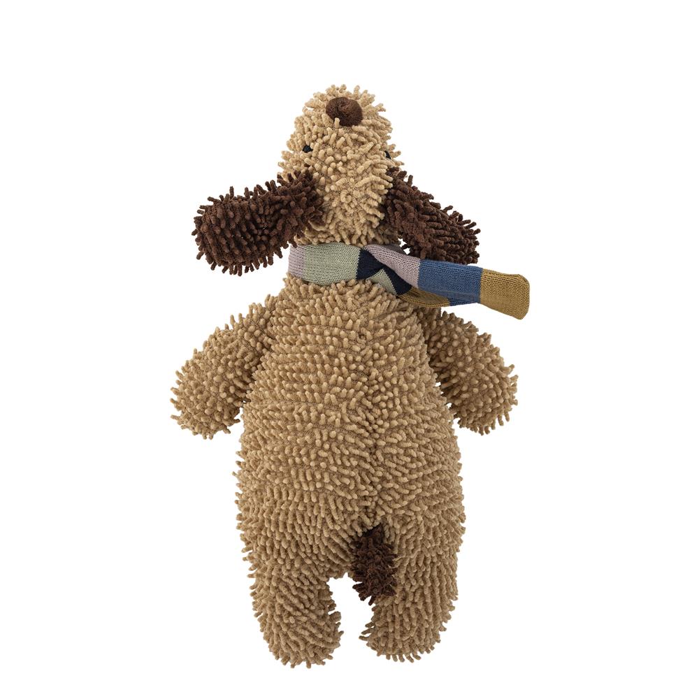 Bloomingville MINI Charlie Plüschtier bunt - weicher Hund Stofftier für Baby & Kinderzimmer Deko