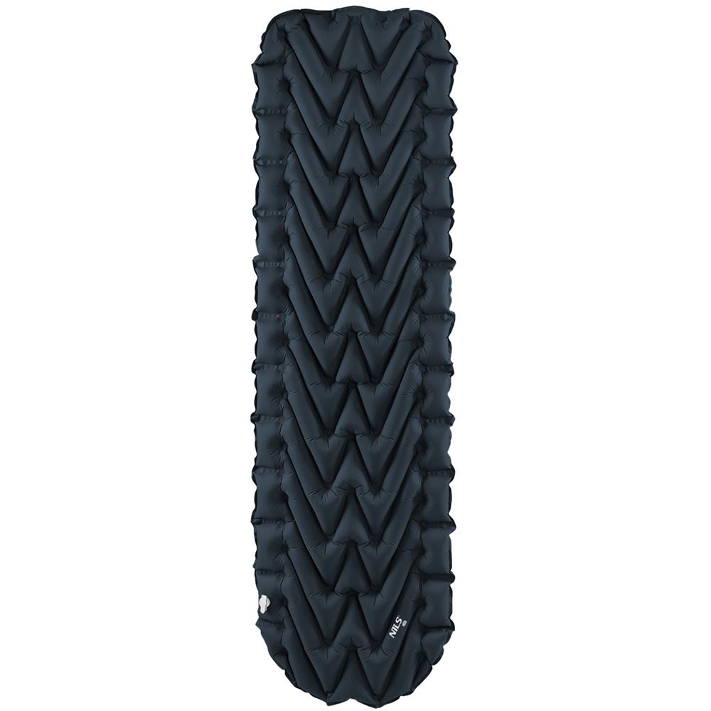 NILS CAMP Campingmatte aufblasbar 193 cm in dunkelgrau Isomatte Outdoor Schlafmatte leicht