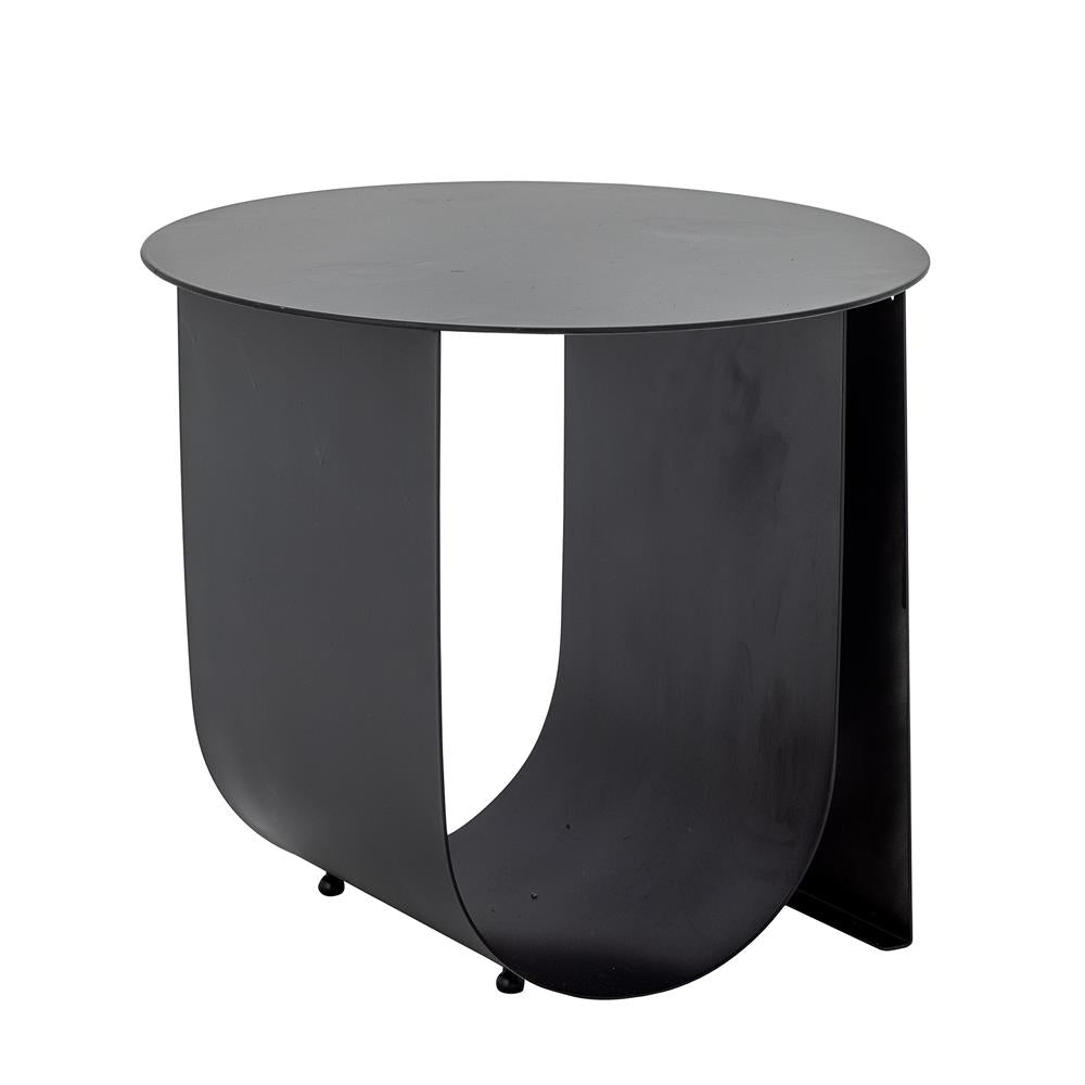 Bloomingville Cher Beistelltisch aus Metall in Schwarz – moderner Beistelltisch fürs Wohnzimmer