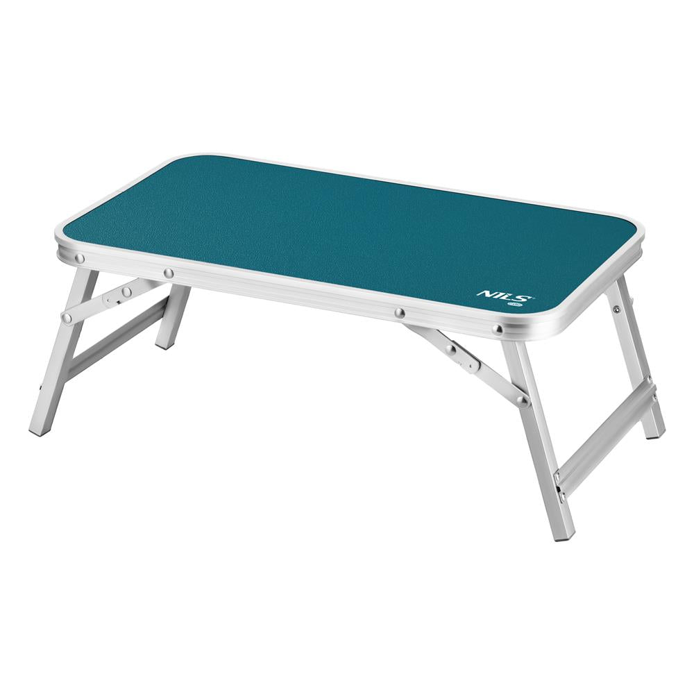 NILS CAMP Klapptisch blau kompakt für Camping Picknick Strand Outdoor leicht
