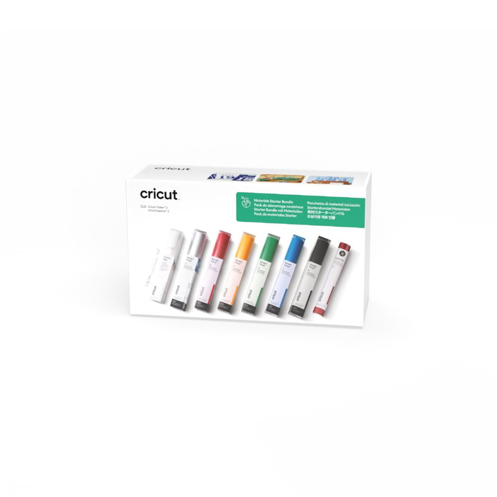 Cricut Starter Bundle für Maker & Explore – Vinyl, Transferfolie, Iron-On Set