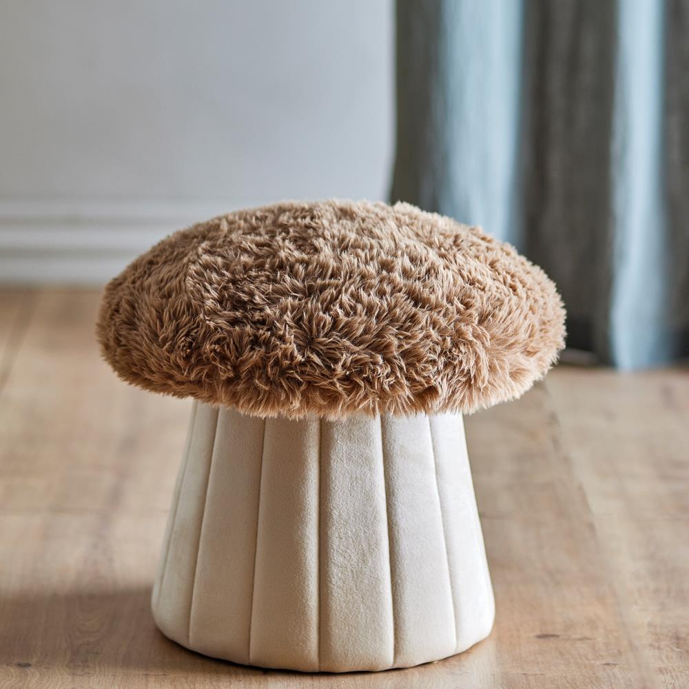 Bloomingville MINI Bertil Pouf bunt - Kinder Sitzhocker mit Stauraum Look weich Wohnzimmer & Kinderzimmer