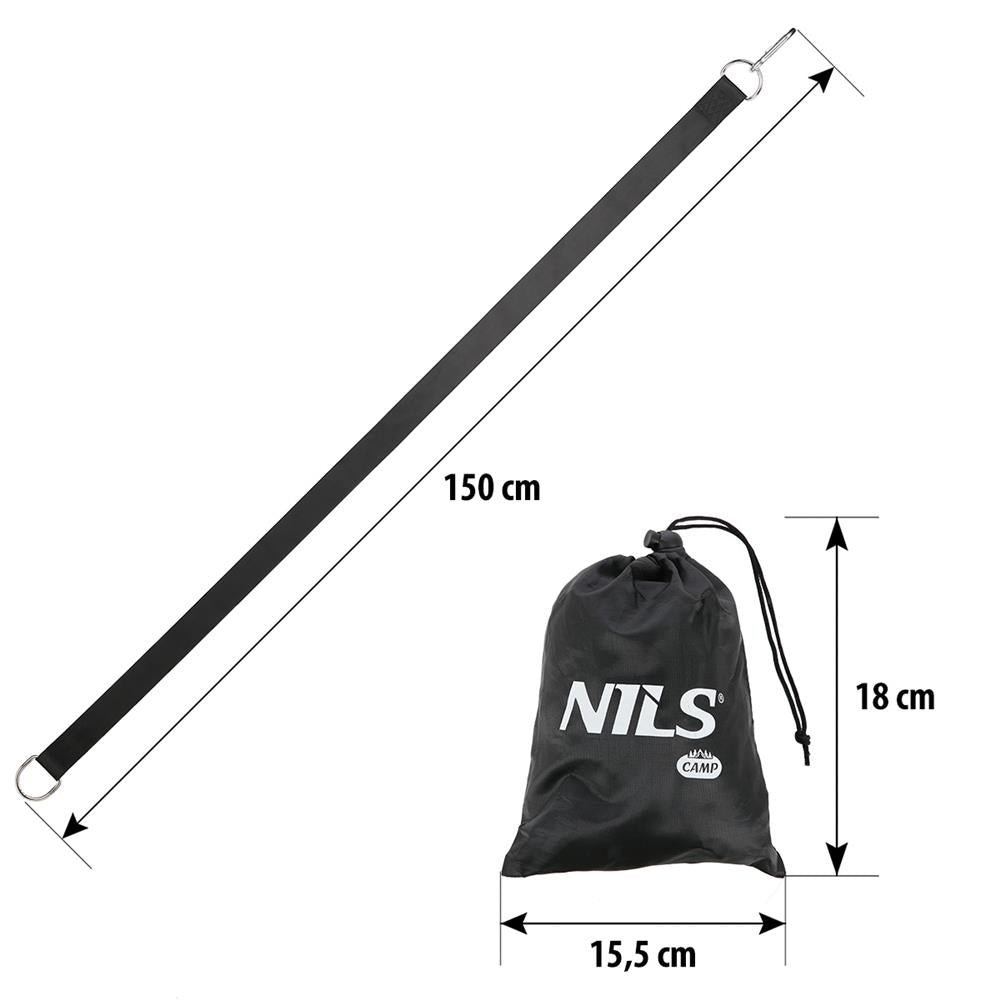 NILS CAMP Befestigungsgurte für Hängematte Schaukel belastbar bis 500kg Outdoor