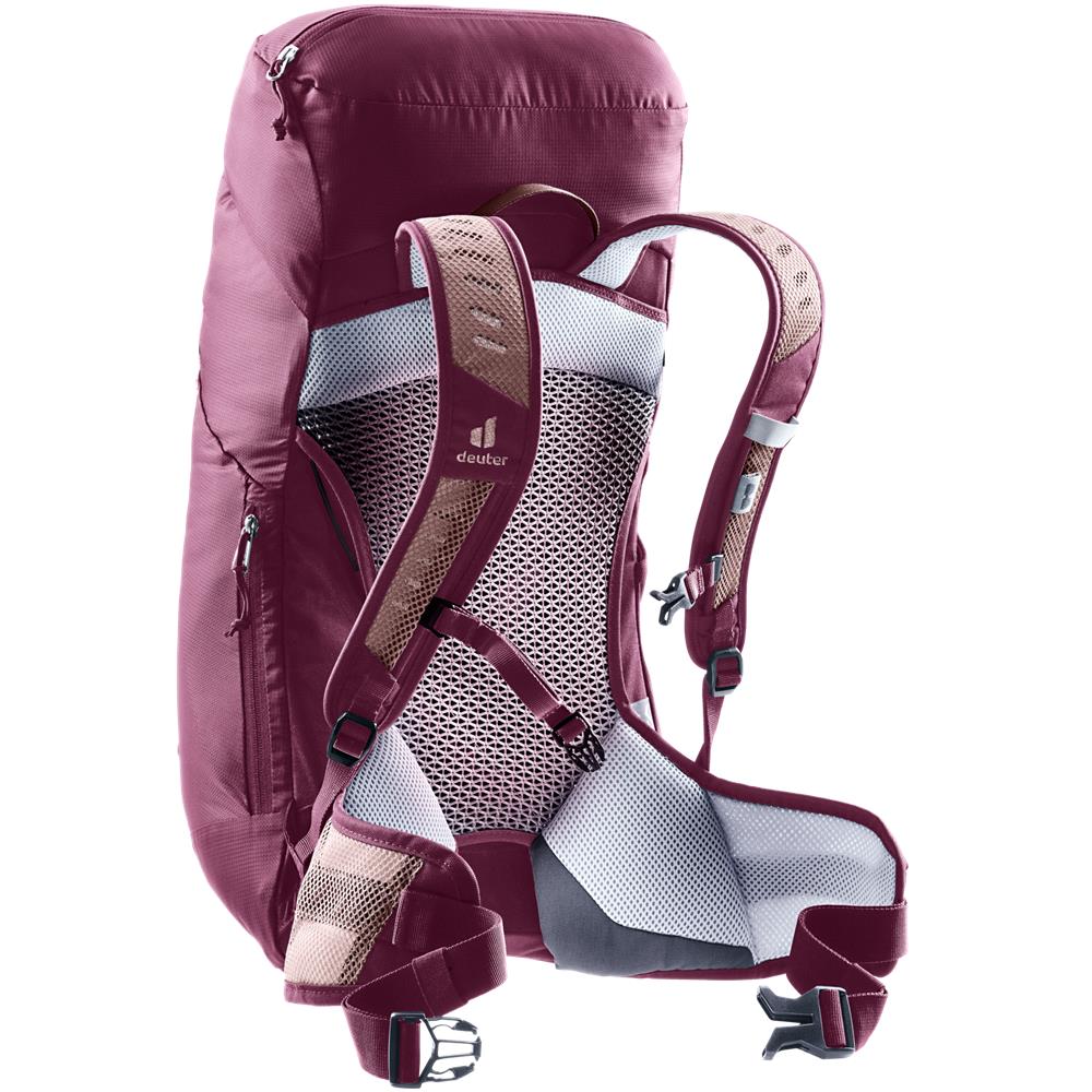 deuter AC Lite 22 SL, Wanderrucksack, ashrose-cassis (braun), 22L