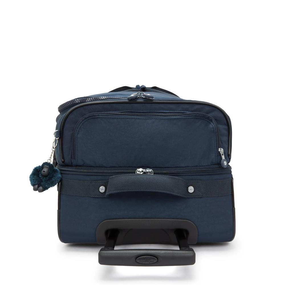 Kipling TEAGAN M, Reisetasche mit Rollen, Blue Bleu 2 (blau), Trolley mit TSA Schloss