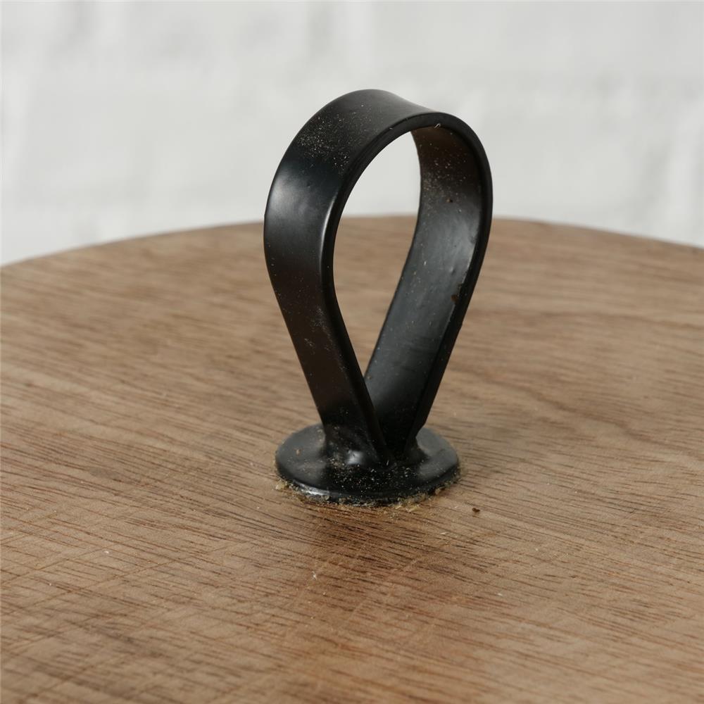 BOLTZE Dose Kabir Vorratsdose rund Holz Metall 19 cm mit Deckel