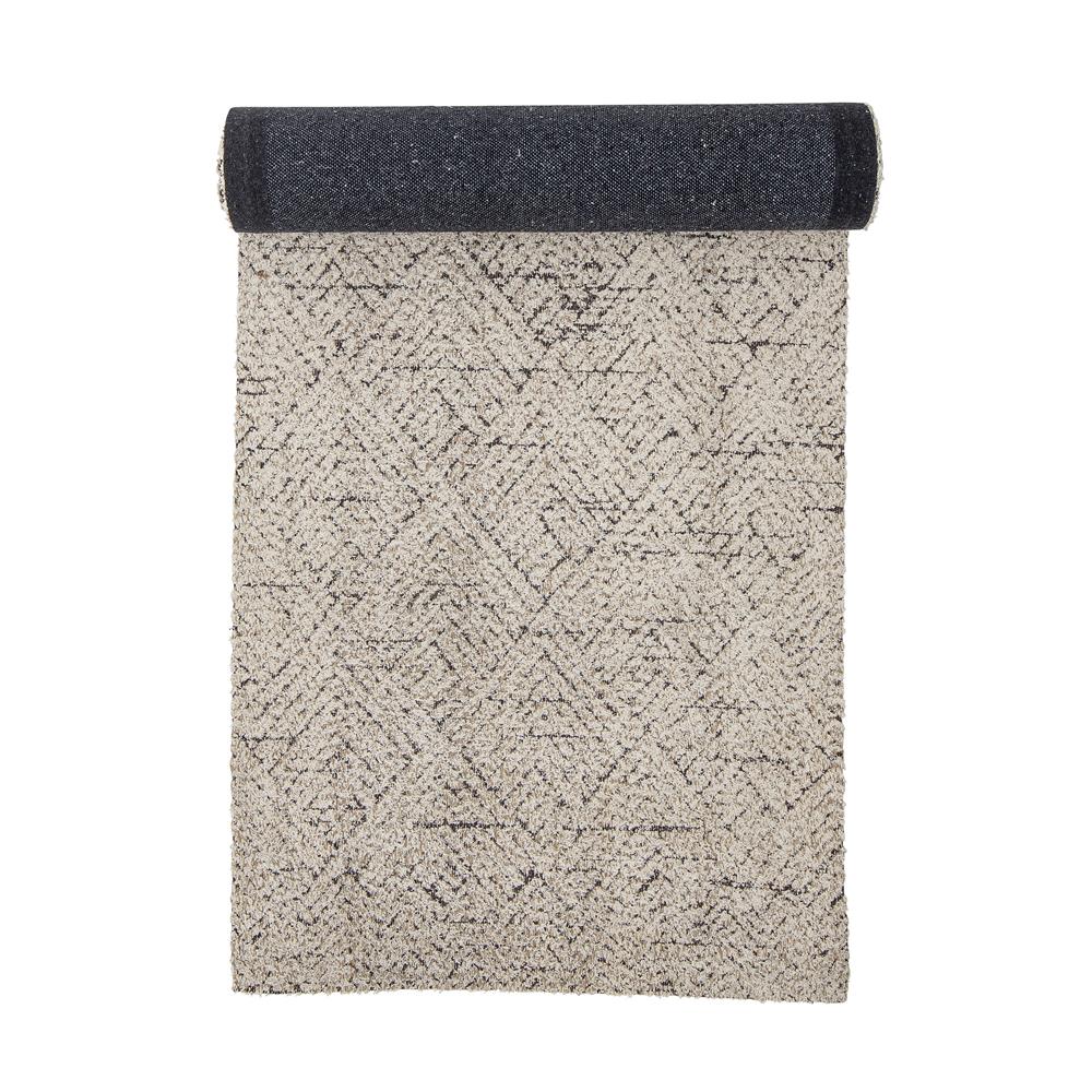 Bloomingville Saxo Teppich, Natur, Baumwolle L245 x B75 cm