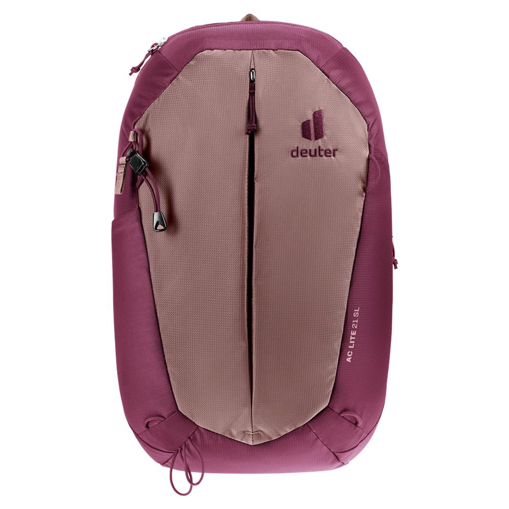 deuter AC Lite 21 SL, Wanderrucksack, ashrose-cassis (braun), 21L