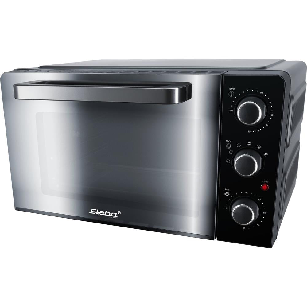 Steba Grillbackofen KB 224 Black Steel 24L Drehspieß Umluft 1500 Watt