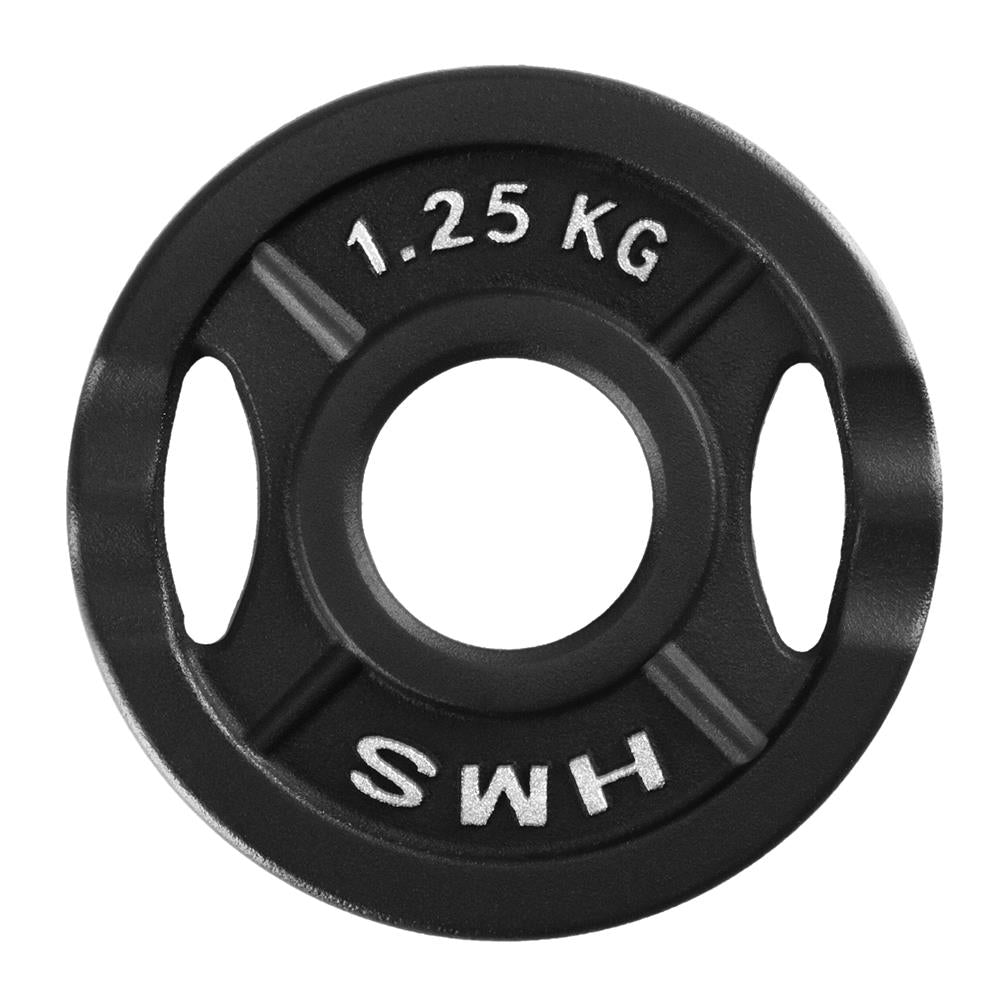 Hantelscheibe 1,25 kg Gusseisen 50 mm mit Griffen | HMS TOD01