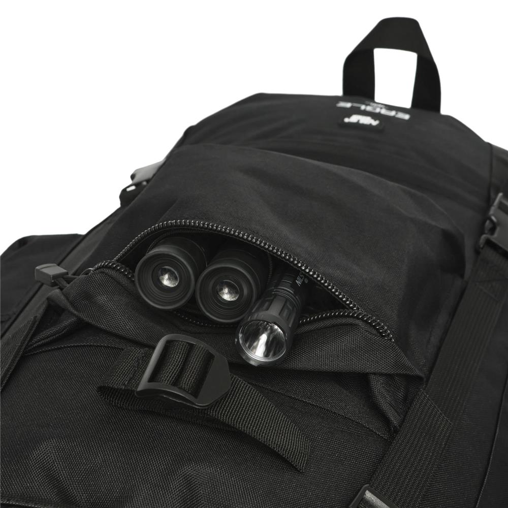 NILS CAMP Militärrucksack Eagle 70L Schwarz - Trekking Rucksack Outdoor Camping Survival