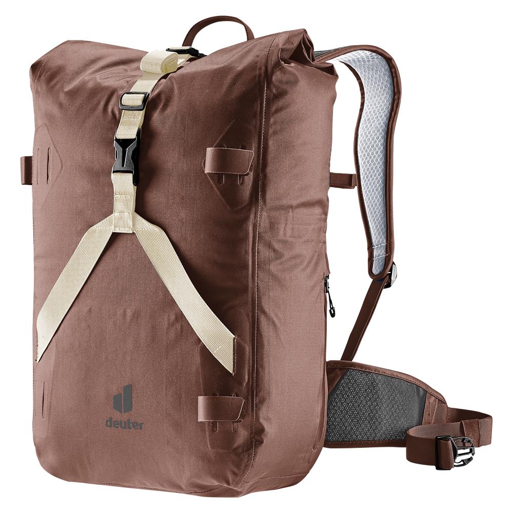 deuter Amager 25+5, Fahrradrucksack, raisin (braun), 29L, Fahrradtasche