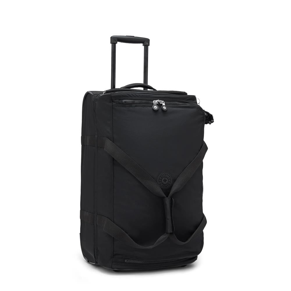 Kipling TEAGAN M, Reisetasche mit Rollen, Black Noir (schwarz), Trolley mit TSA Schloss