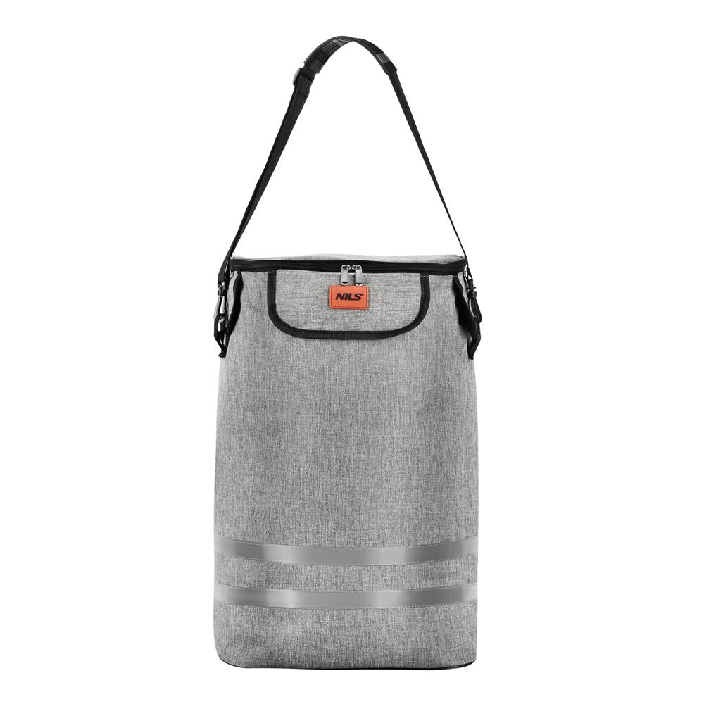 NILS CAMP Einkaufstrolley 45L klappbar grau leicht für Einkauf Reisen Outdoor