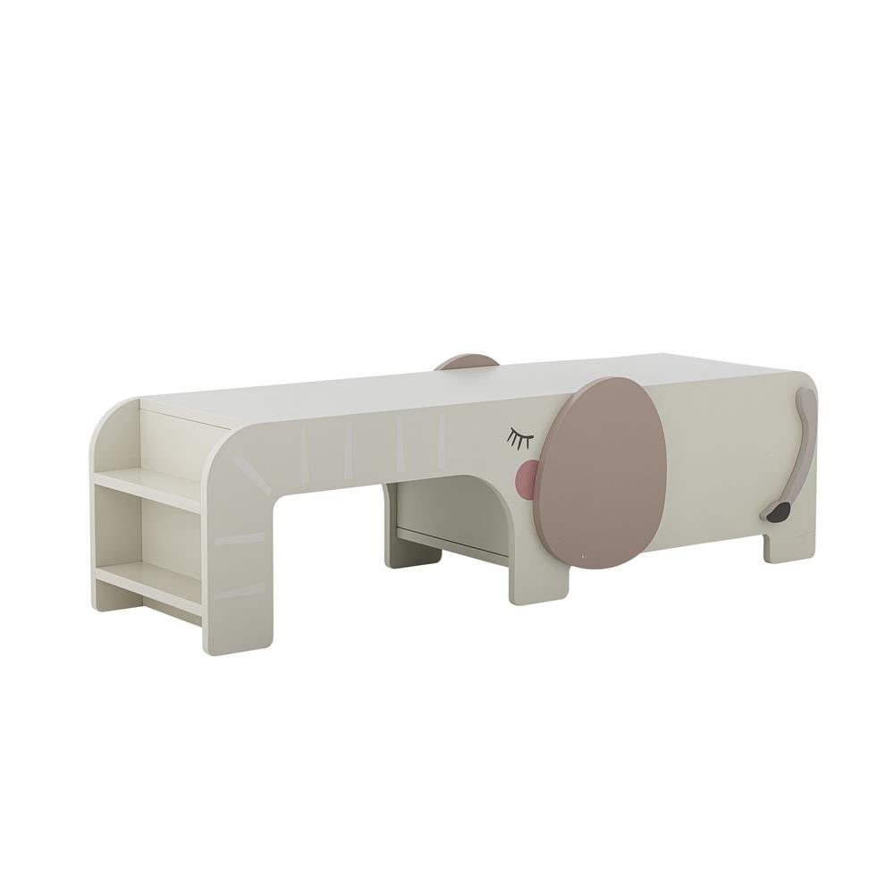 Bloomingville MINI Ferdinand Bank Grau Holz 110cm Kinderzimmer Sitzbank