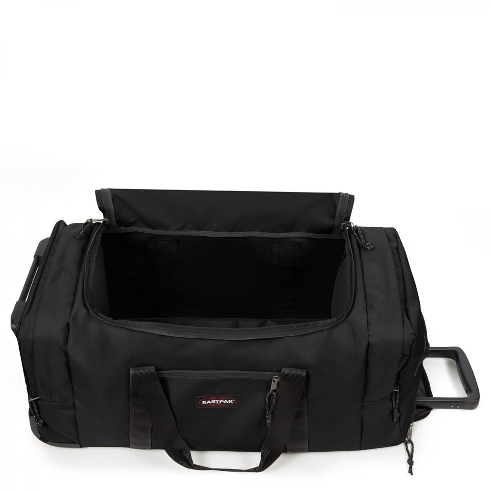 Eastpak LEATHERFACE L +, Reisetasche, Black (schwarz), 104L, mit 2 Rädern