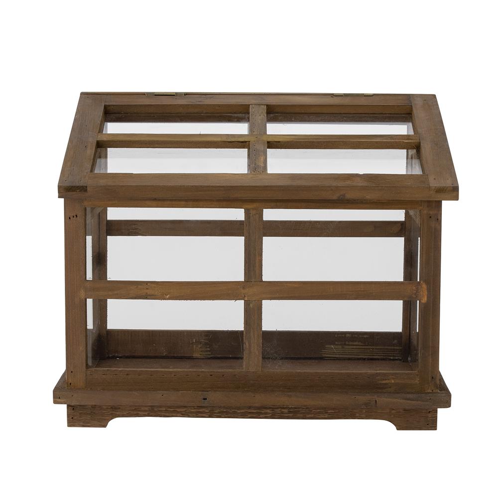 Bloomingville Marti Display-Kasten Braun Tannenholz L40xH33xW25 cm – dekorativer Schaukasten