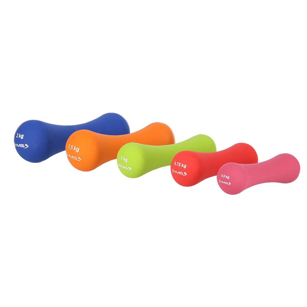 Kurzhantel 2 kg Neopren Fitnesshantel | HMS 17025