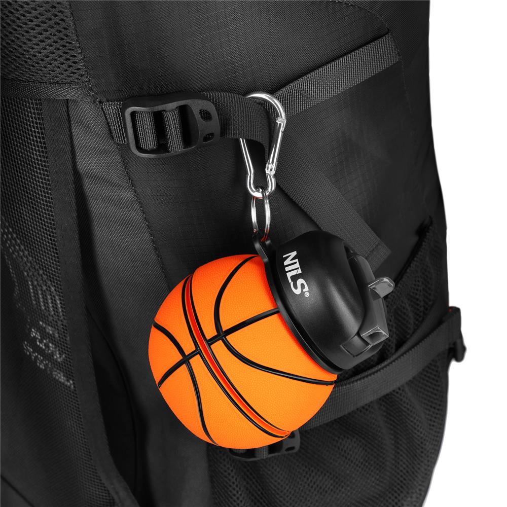 NILS faltbare Trinkflasche 550 ml Silikon Basketball für Camping Outdoor Reisen