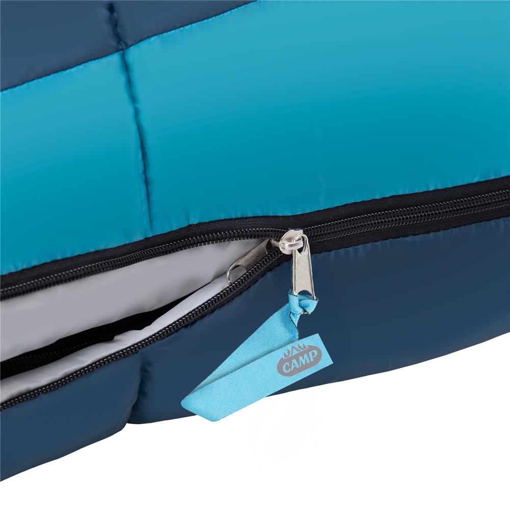 NILS CAMP Schlafsack Grau-Blau - Mumienschlafsack für Camping, Trekking & Outdoor