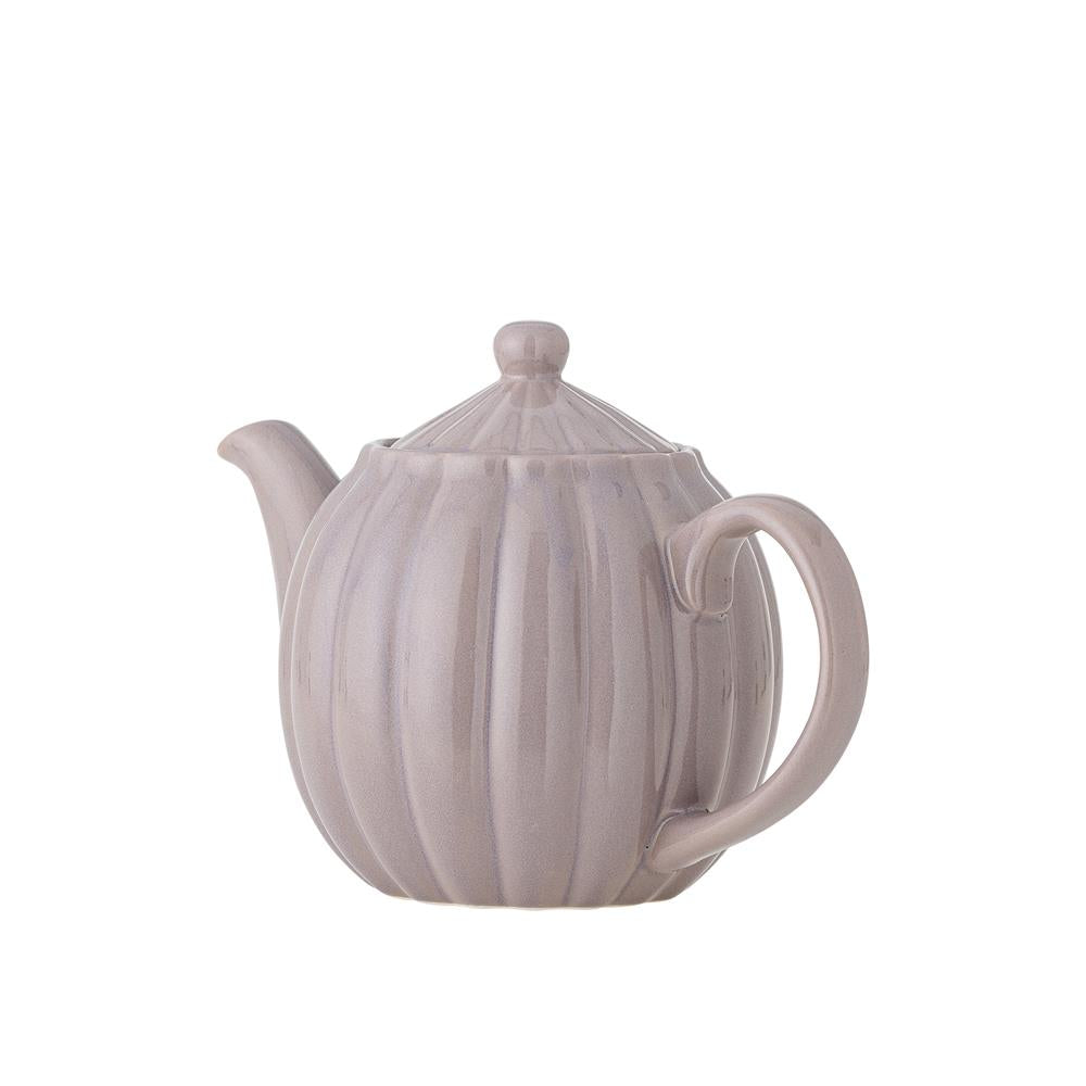 Bloomingville Latina Teekanne, Rose, 1 Liter, Steingut, dänisches Design