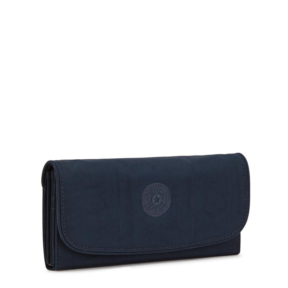 Kipling MONEY LAND, Großes Portemonnaie, Blue Bleu 2 (blau), Geldbörse, Brieftasche