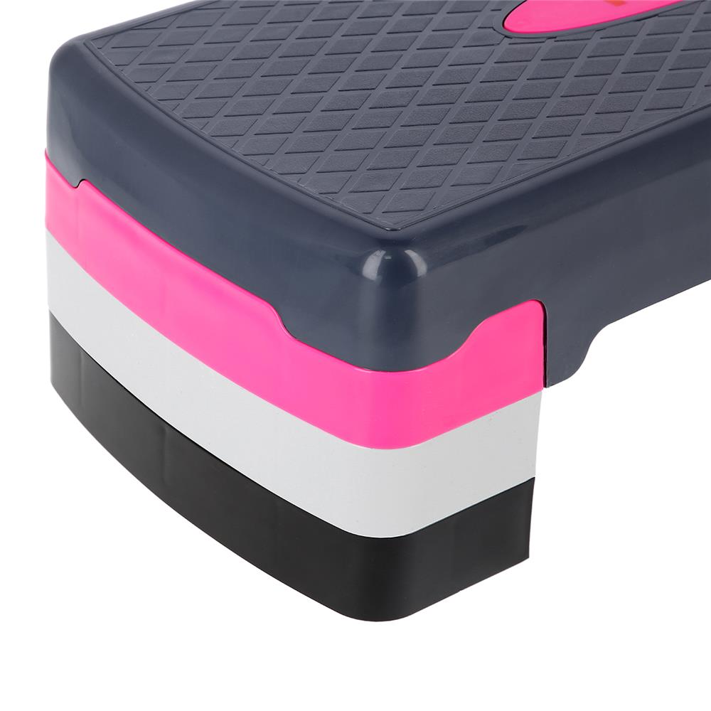 Aerobic Stepper 3-fach höhenverstellbar Schwarz/Pink für Fitness und Workout | HMS AS002