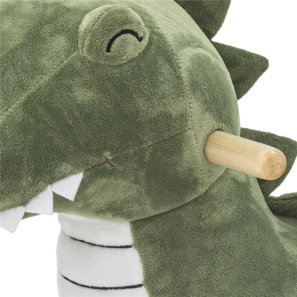 Bloomingville MINI Arnie Schaukeltier Krokodil Grün Polyester 70cm
