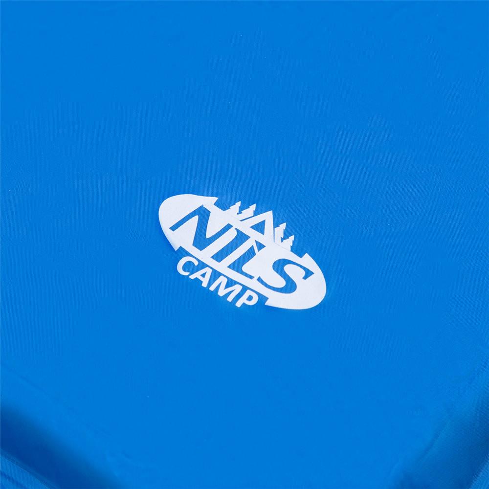 NILS CAMP selbstaufblasende Campingmatte 2 Personen 190 cm blau Isomatte Outdoor