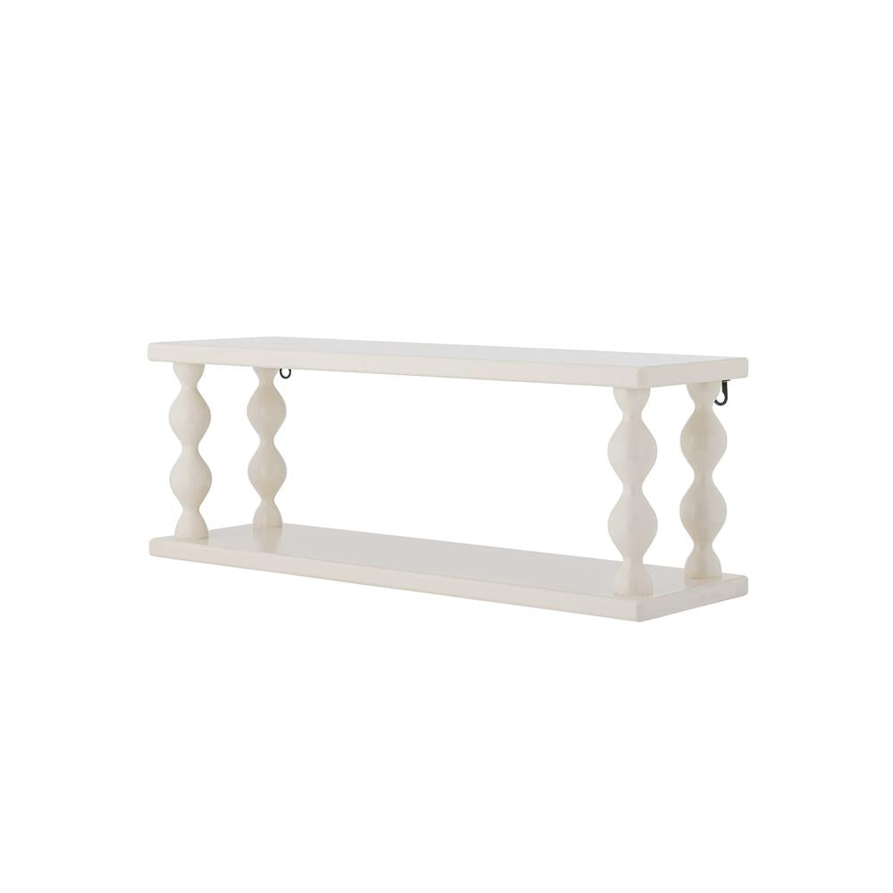 Bloomingville Salino Wandregal Weiß Holz 60x21,5cm Hängeregal