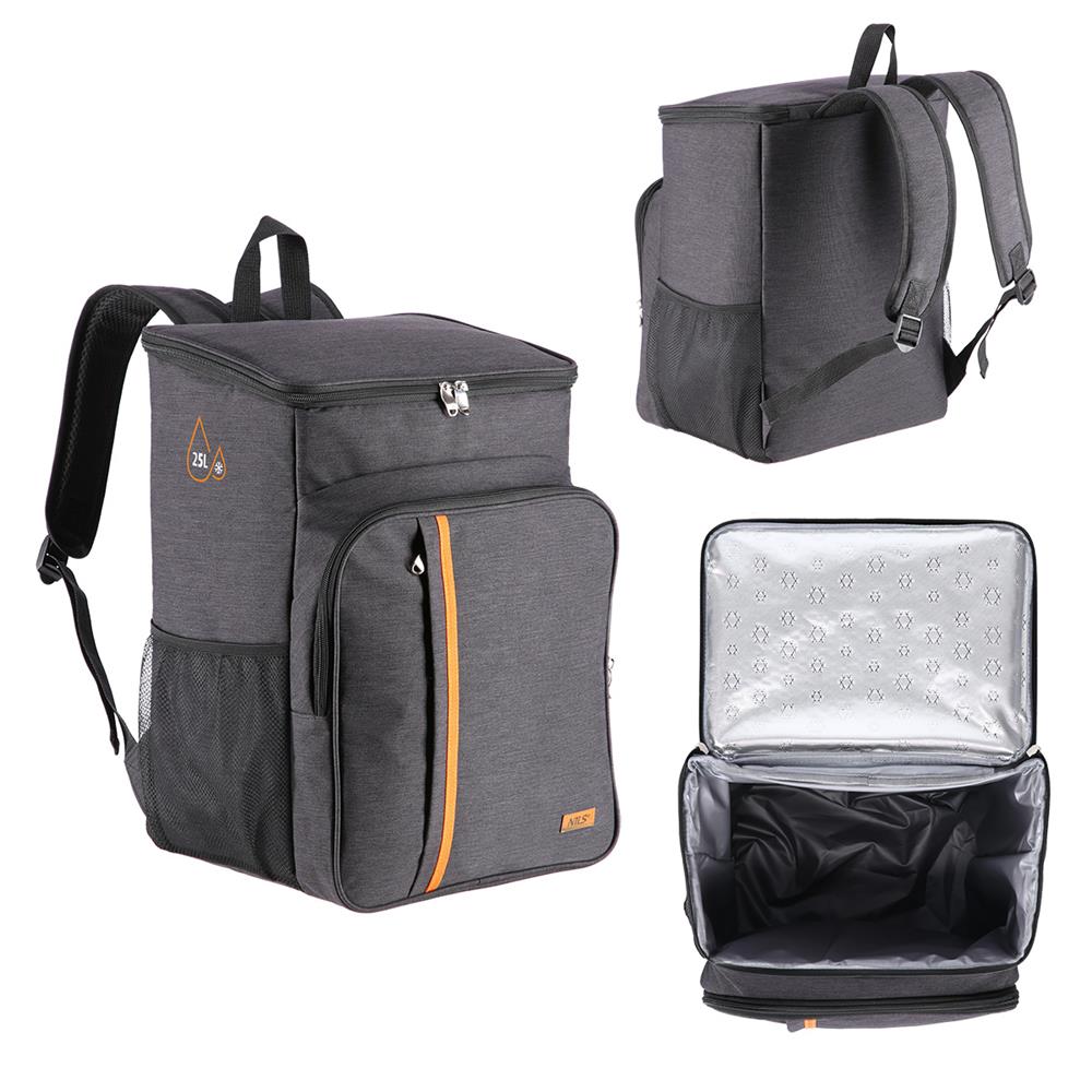 NILS Kühlrucksack 25L in Dunkelblau - Thermotasche für Picknick, Camping & Outdoor