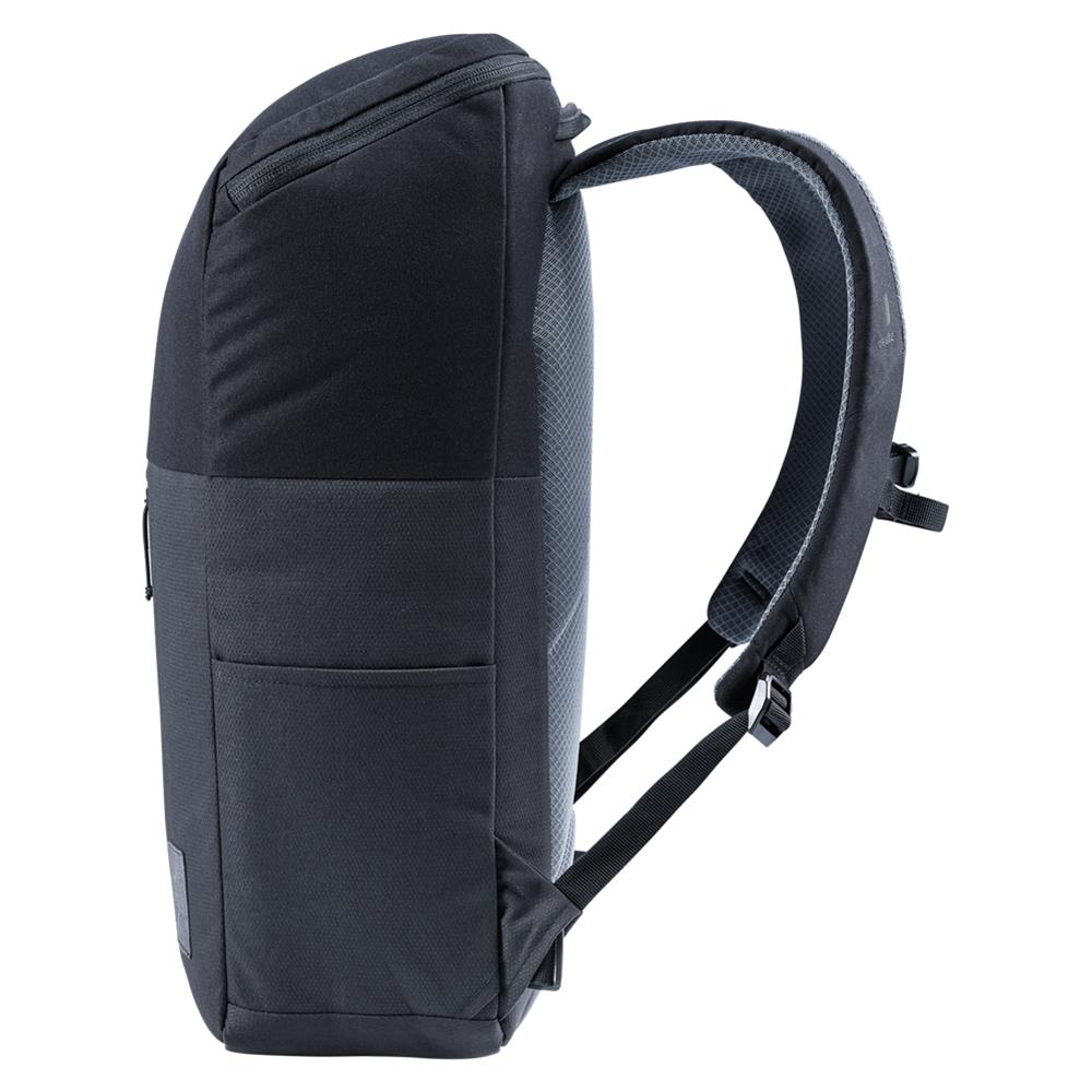 deuter UP Stockholm, Lifestyle-Rucksack, black (schwarz), 22L, mit Flaschenhalter und Tabletfach