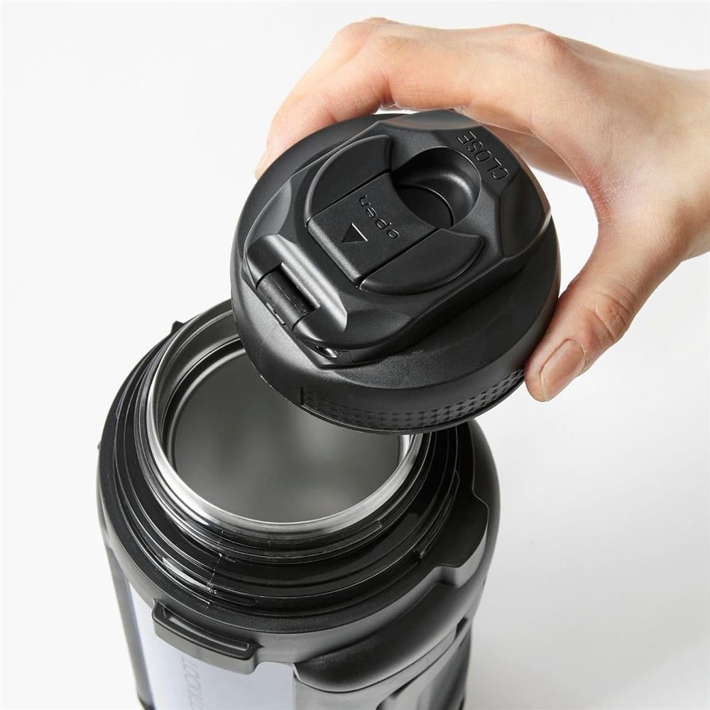 LocknLock Isolierkanne 1,5 L Rosegold - Thermoskanne Edelstahl mit Becher & Tragegurt