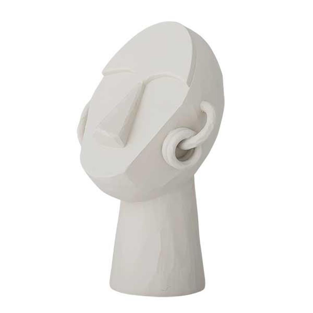Bloomingville Luelle Deko, Weiß, Polyresin L17xH24,5xB14 cm