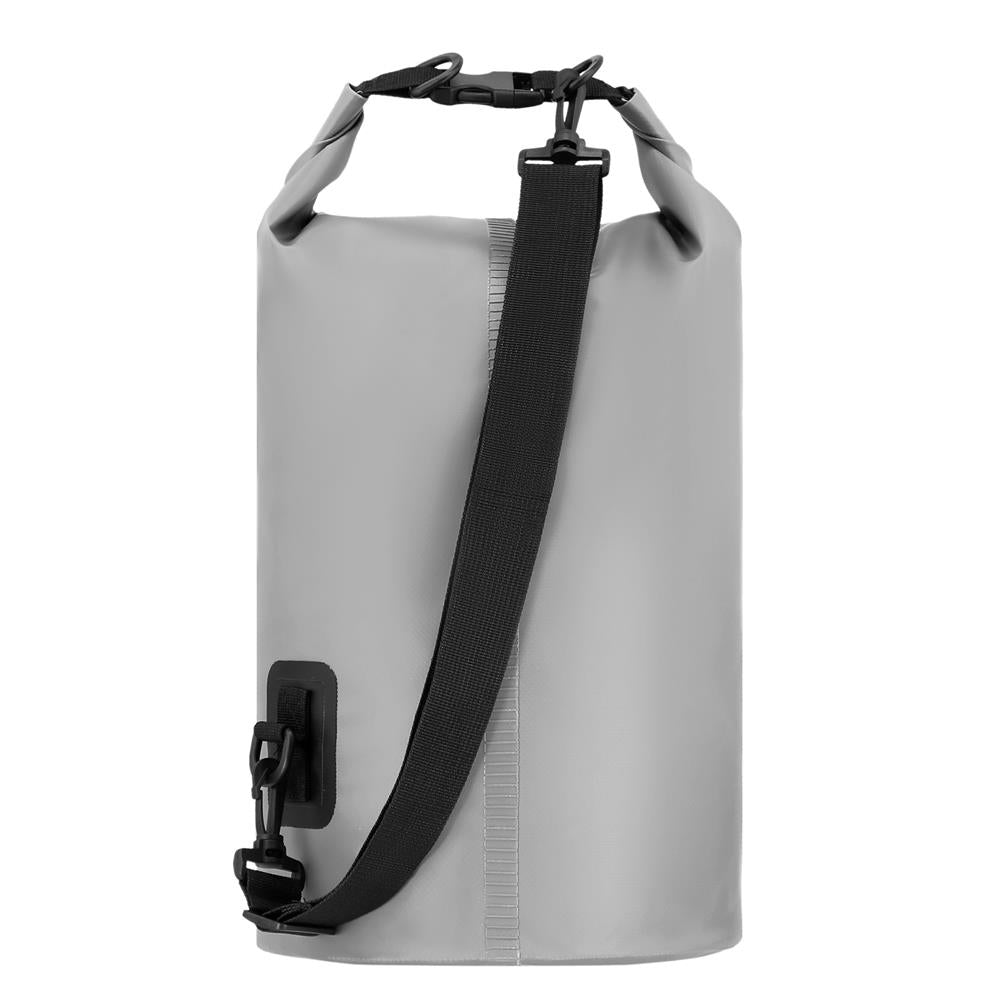 NILS CAMP Dry Bag 15L grau wasserdichter Beutel für Camping Kajak Strand Outdoor