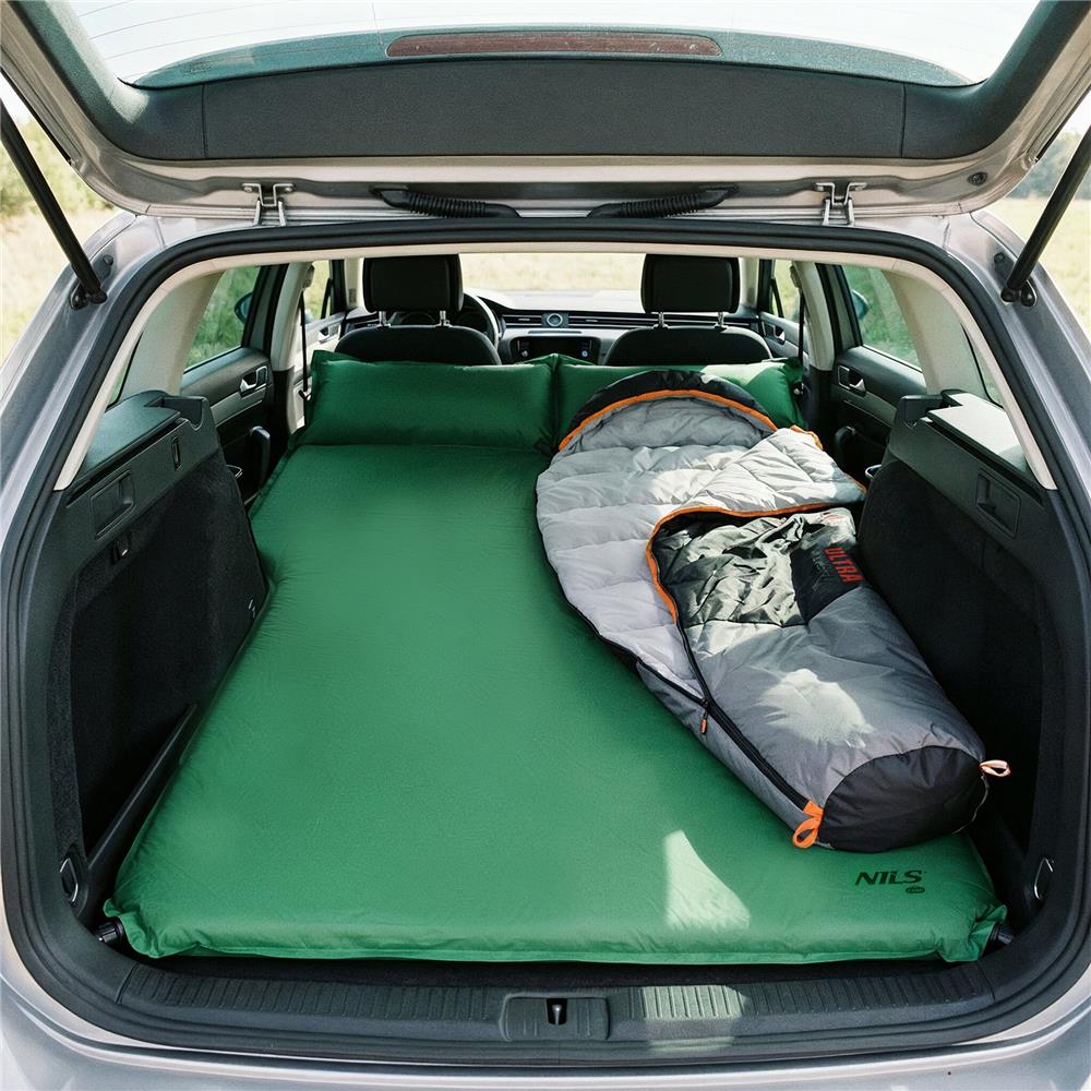 NILS CAMP selbstaufblasende Automatte in grün für Car Camping Reisen Outdoor