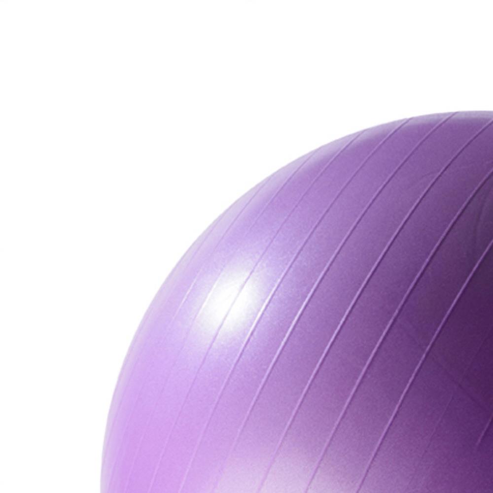 Gymnastikball 65 cm Lila Anti-Burst mit Luftpumpe für Pilates | HMS YB02N