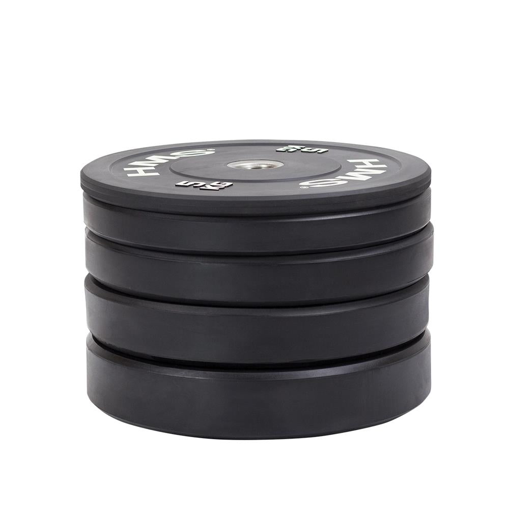 Hantelscheibe 5 kg Gummiert 50 mm Bumper Plate | HMS BBR05