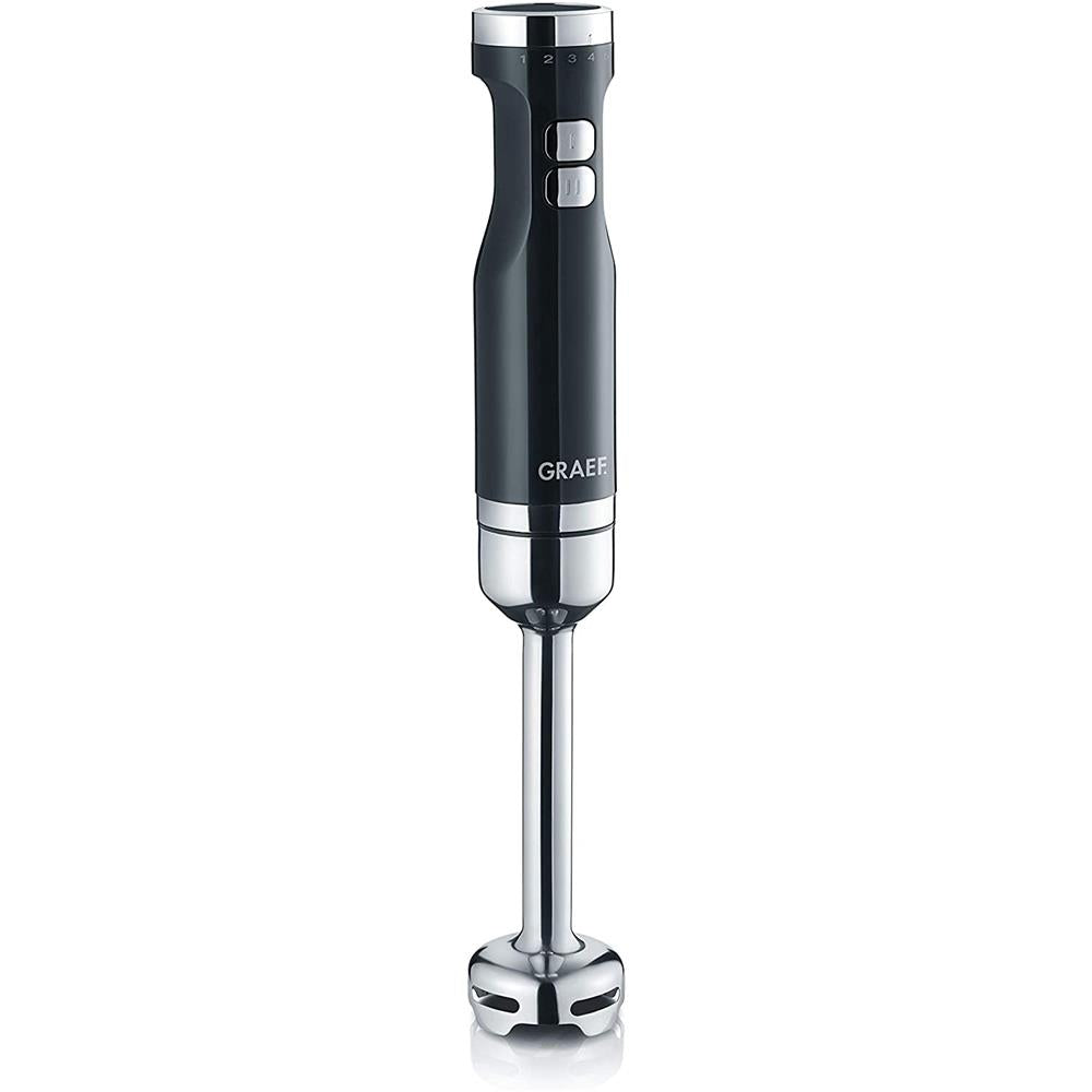 GRAEF Stabmixer HB 502 Zubehör Set Mixer Mixstab Pürierstab Edelstahl 800 W schwarz Zerkleinerer | B-Ware